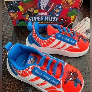 NWT! Adidas Marvel (Spider-Man) sneakers - baby/toddler size 5K